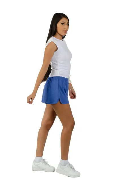 3212 Drawstring Tri Blend Lounge Short