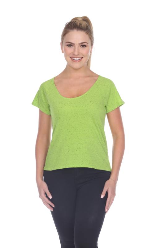 1202 Junior's Cotton Nub Short Sleeve Crop Box Tee