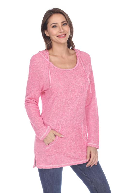 8905 Junior's French Terry Tunic Pullover Hoodie