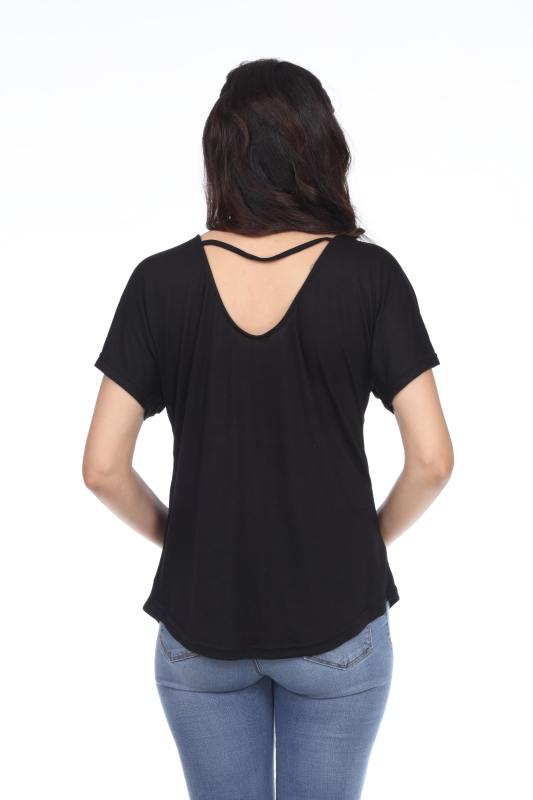 7301 Ladies Scoop Back Dolman