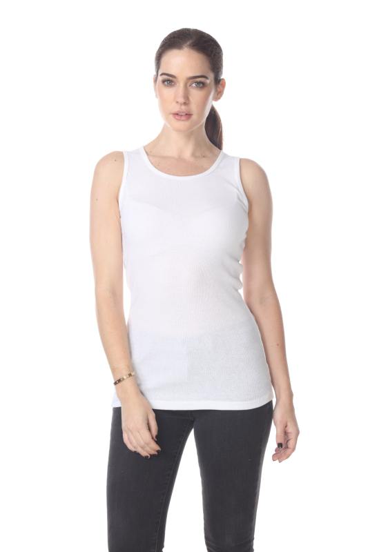 2000 2 x 1 Rib Tank Top