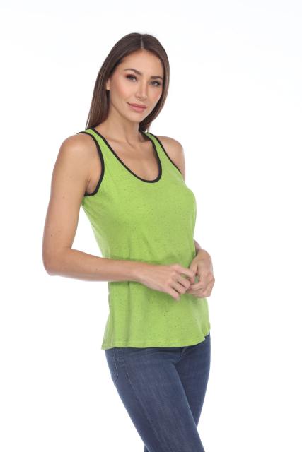 1207 Junior's Curve Hem Nub Ringer Tank