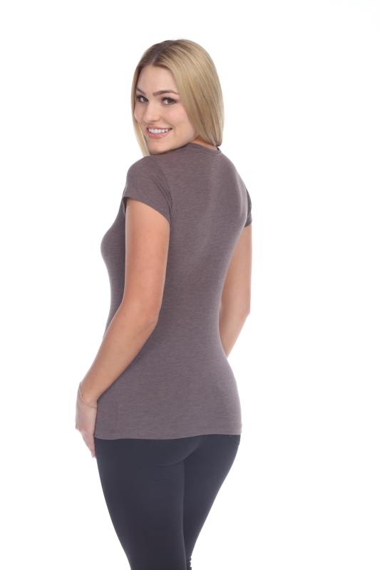 3000 Junior's Cap Sleeve CVC Blended Crew Neck Tee