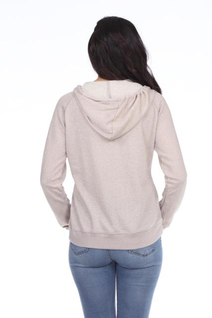7892 Ladies French Terry Long Sleeve Zip Hoodie
