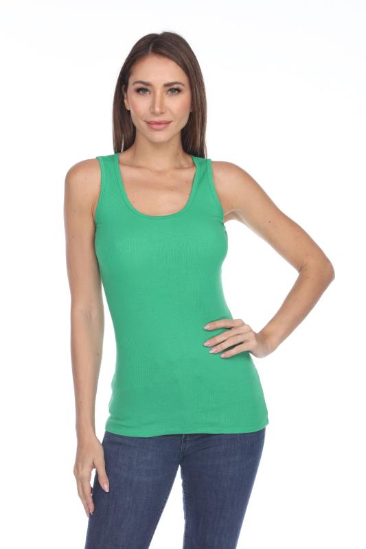 2000 2 x 1 Rib Tank Top