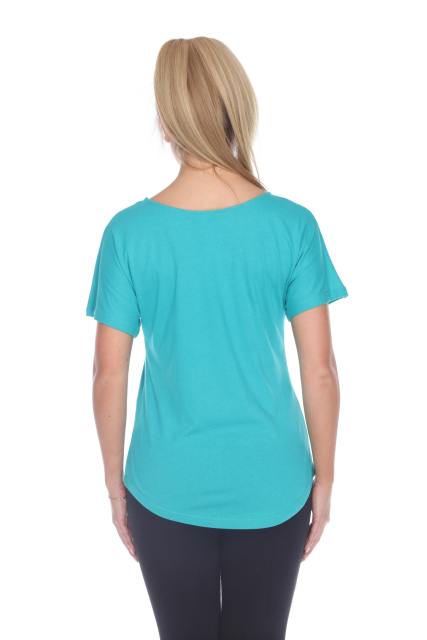 3905 Junior's Bamboo Blend Curve Hem Dolman