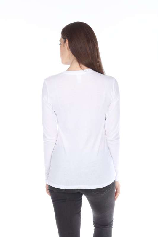 1100 Junior's Long Sleeve Crew Neck Tee