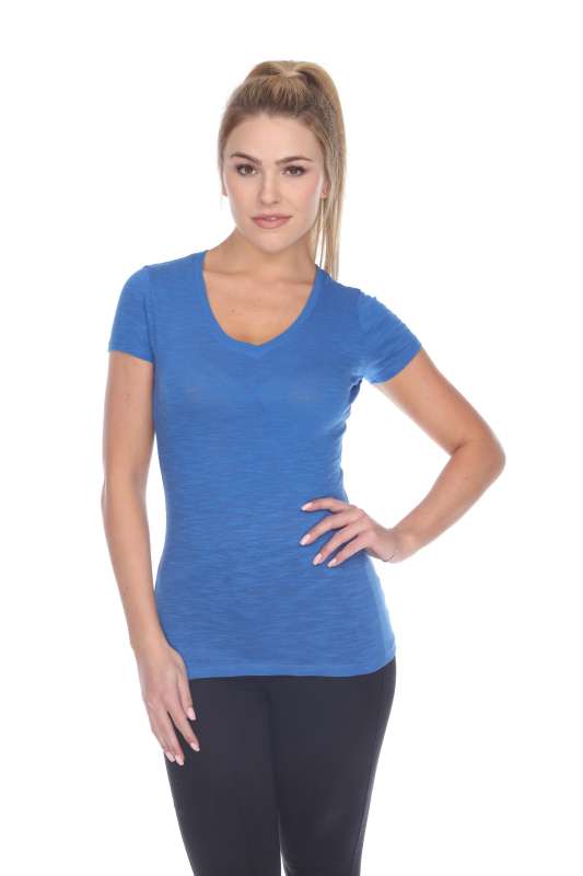 6053 Juniors Cap Sleeve Cotton Slub Tee