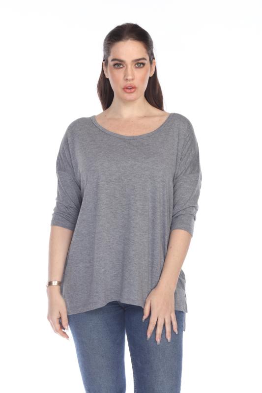 3205 Junior's Tri Blend Hi-Lo Tunic