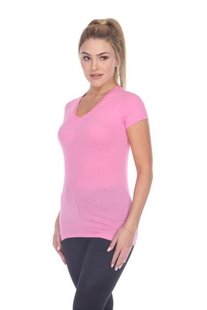 5003 Juniors Cap Sleeve "Tear Drop" V-Neck Tee