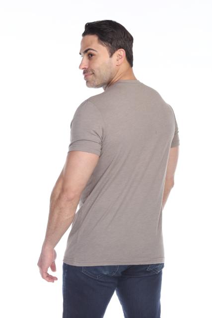 3600 Men's Short Sleeve CVC Blended Crew Neck Tee