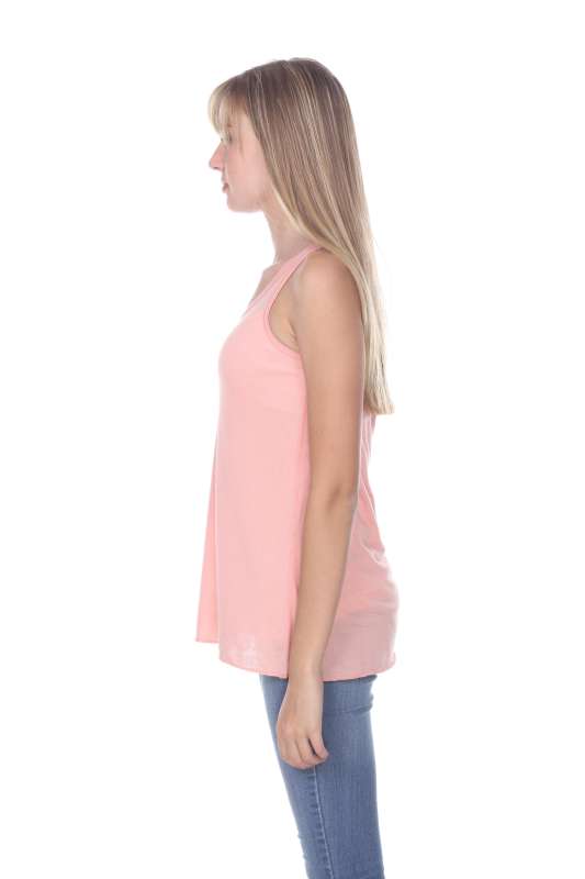 3301 Junior's Racerback Viscose Flowy Tank
