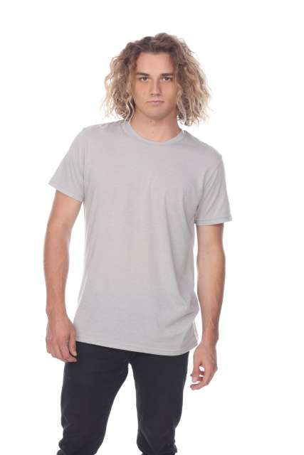 3600 Men's Short Sleeve CVC Blended Crew Neck Tee