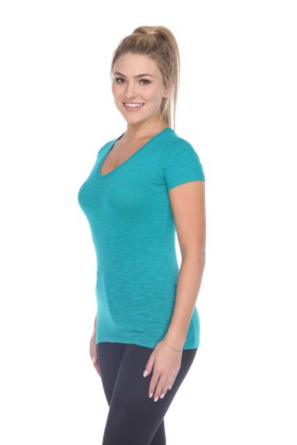6053 Juniors Cap Sleeve Cotton Slub Tee