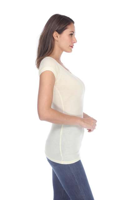 5001 Junior's Cap Sleeve Scoop Neck Tee