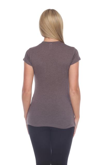 3000 Junior's Cap Sleeve CVC Blended Crew Neck Tee