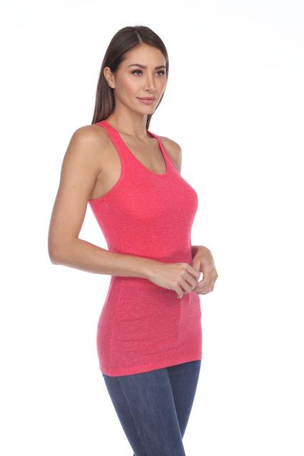 2004 Junior's Poly Linen Blend Racerback Tank