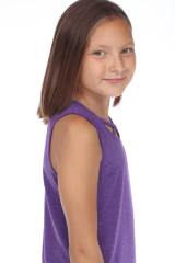 9211 Girls Cross Strap Front Tank