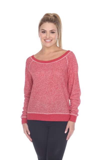 8904 Junior's French Terry Long Sleeve Pullover