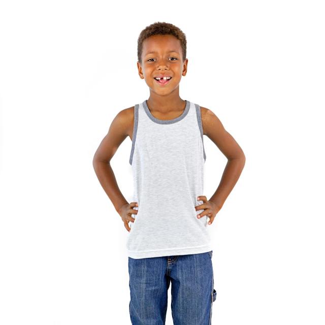 9601 Boy's Tri Blend Tank