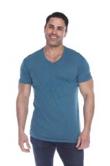 3751 Men's Tri Blend V-Neck Tee