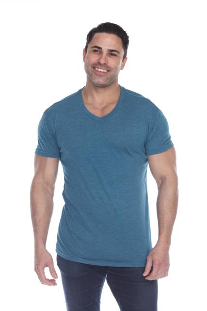 3751 Men's Tri Blend V-Neck Tee