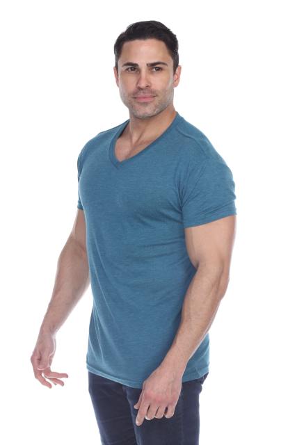 3751 Men's Tri Blend V-Neck Tee