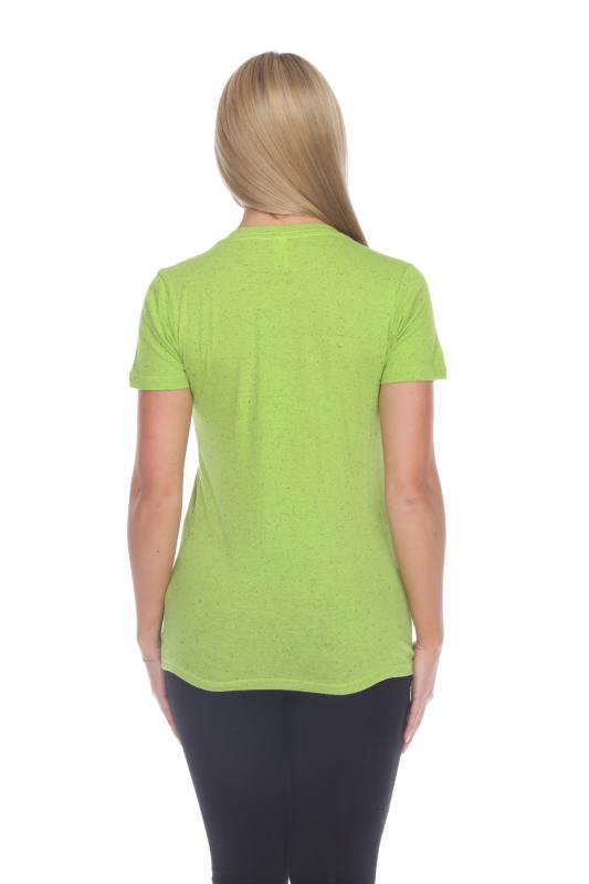 1203 Junior's Cotton Nub Short Sleeve Regular V-Neck Tee