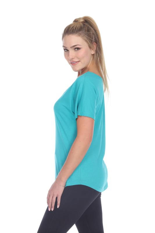 3905 Junior's Bamboo Blend Curve Hem Dolman