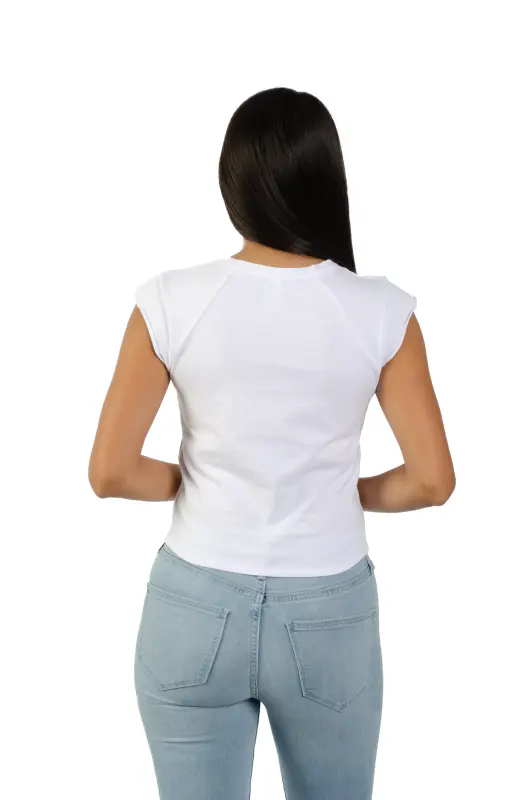1006 Juniors Cap Sleeve Baby Tee