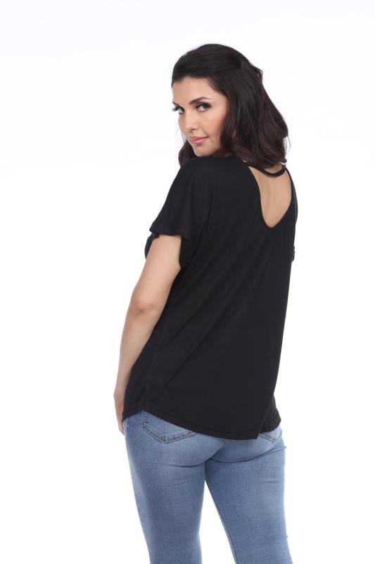 7301 Ladies Scoop Back Dolman