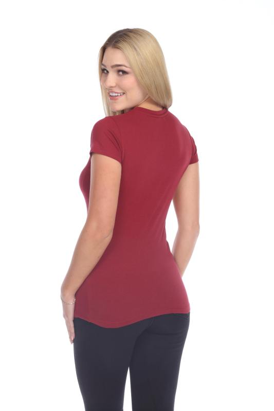 1000 Junior's Luxury Cap Sleeve Crew Neck Tee