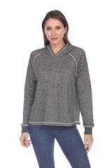 8906 Junior's French Terry Boxy Hoodie Pullover