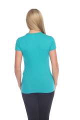 1000 Junior's Luxury Cap Sleeve Crew Neck Tee