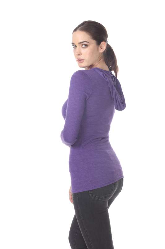 6102 Junior's Tri Blend Pullover Hoodie