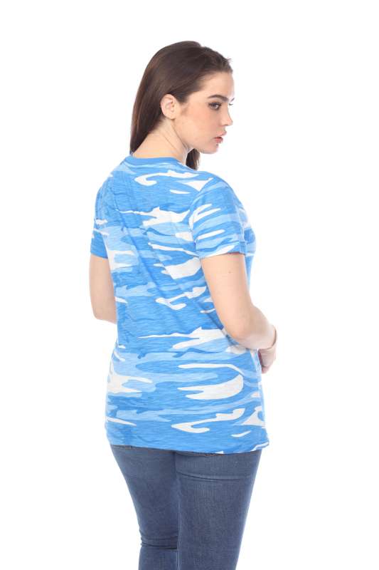 4002C Junior Camo Print Essentials Loose Body Tee
