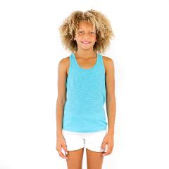 9004 GIRLS RACERBACK COTTON SLUB TANK