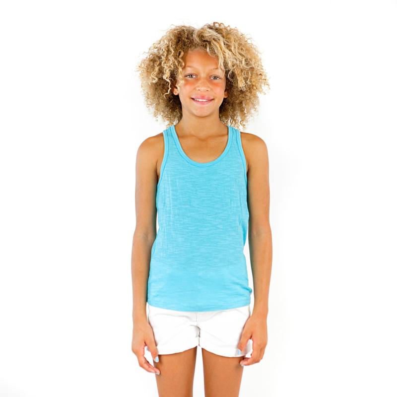 9004 GIRLS RACERBACK COTTON SLUB TANK