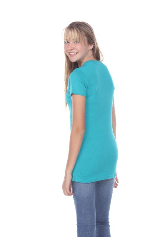 3900 Junior's Bamboo Blend Short Sleeve Crew Neck Tee