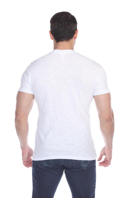 6550 Men's Short Sleeve Cotton Slub Tee