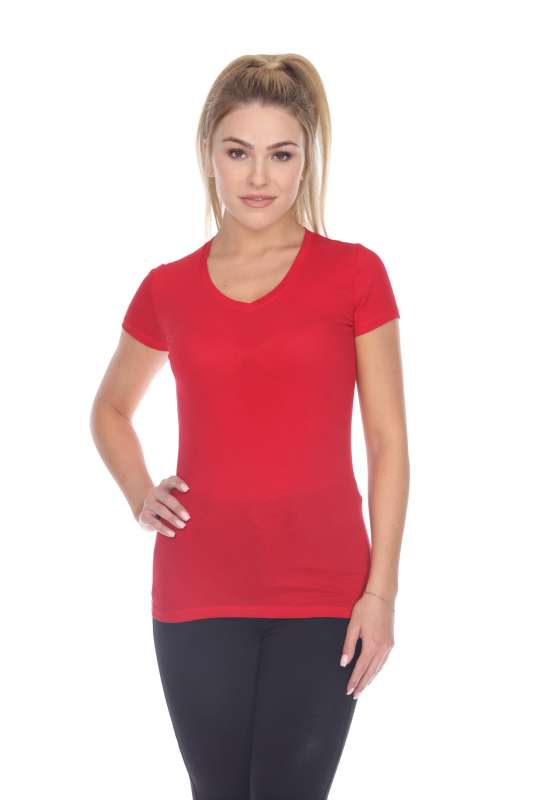 5003 Juniors Cap Sleeve "Tear Drop" V-Neck Tee