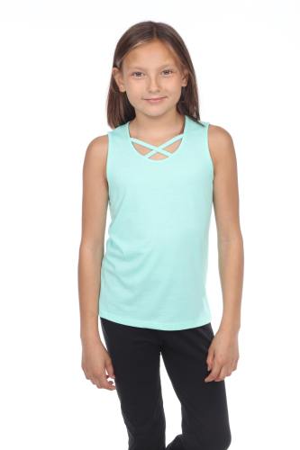 9211 Girls Cross Strap Front Tank