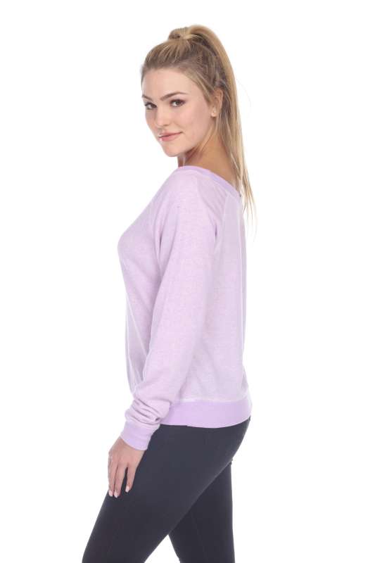 8904 Junior's French Terry Long Sleeve Pullover
