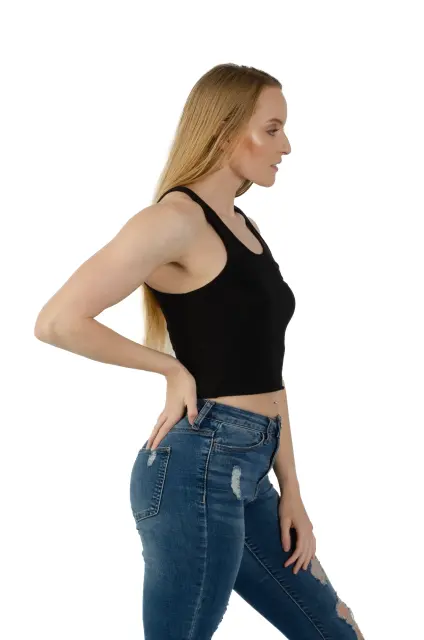 2013 Juniors Scoop Neck Crop Tank