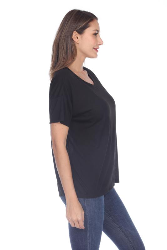 3306 Junior's Drop Shoulder Tee
