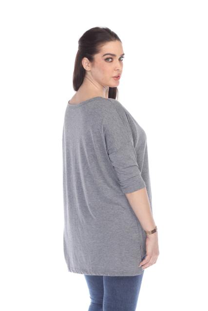 3205 Junior's Tri Blend Hi-Lo Tunic