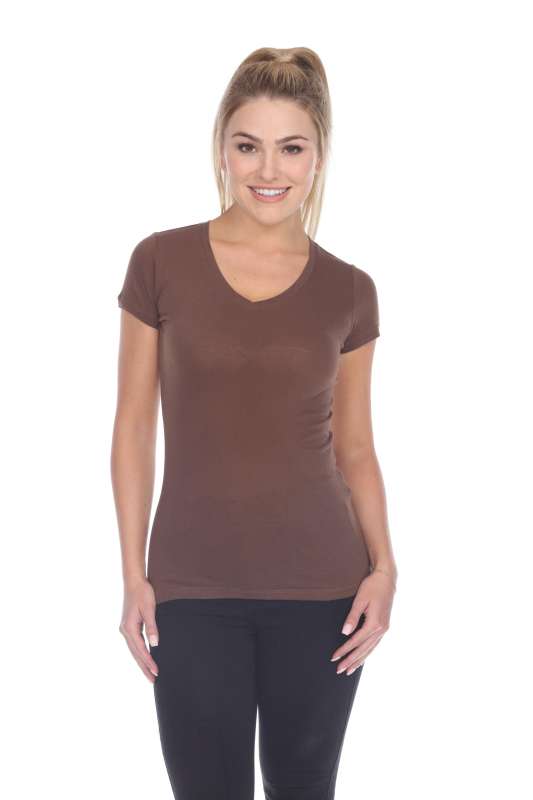 5003 Juniors Cap Sleeve "Tear Drop" V-Neck Tee