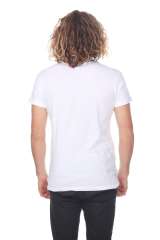 4004 Adult Unisex Short Sleeve Crew Neck Rolled Cuff Tee