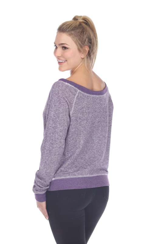 8904 Junior's French Terry Long Sleeve Pullover