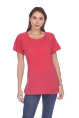3207 Junior's Tri-blend Essential Hi-Lo Pocket Tee